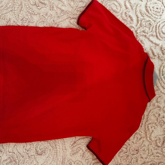 Boss Bright Red Kids Polo Shirt - Picture 5 of 5